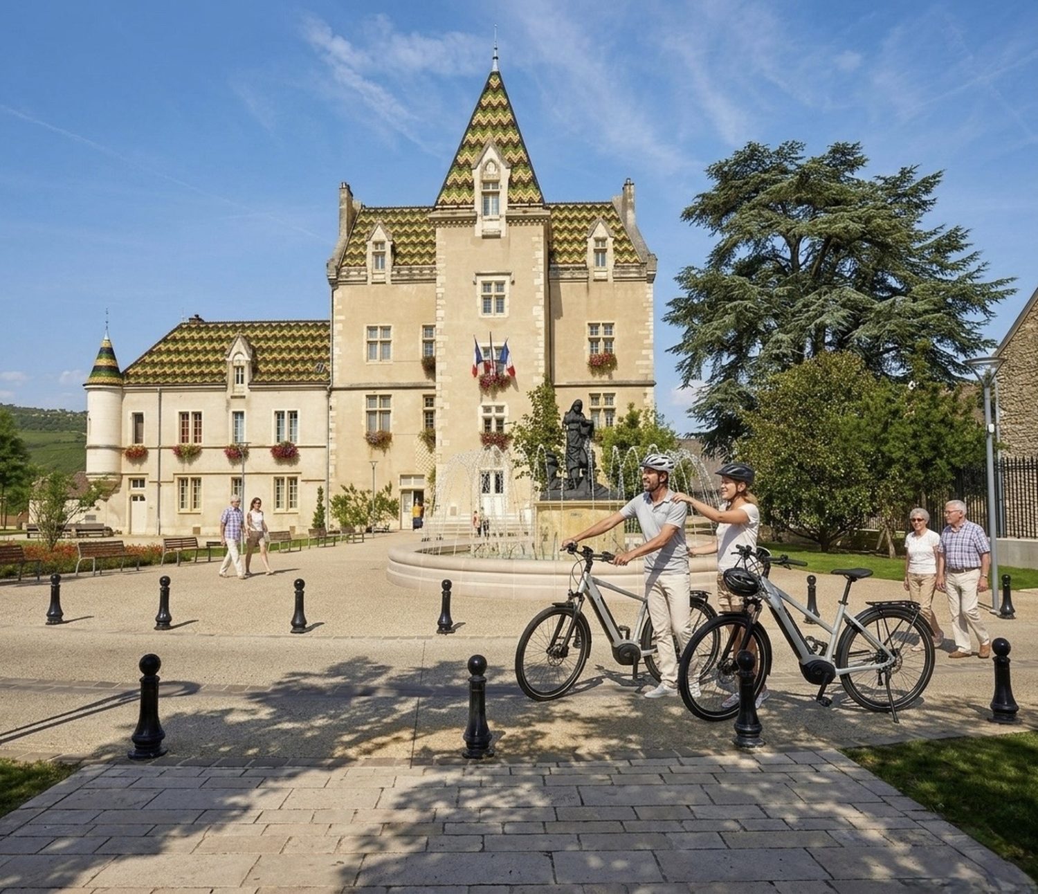 Journée vélo électrique Côte de Beaune tout inclus