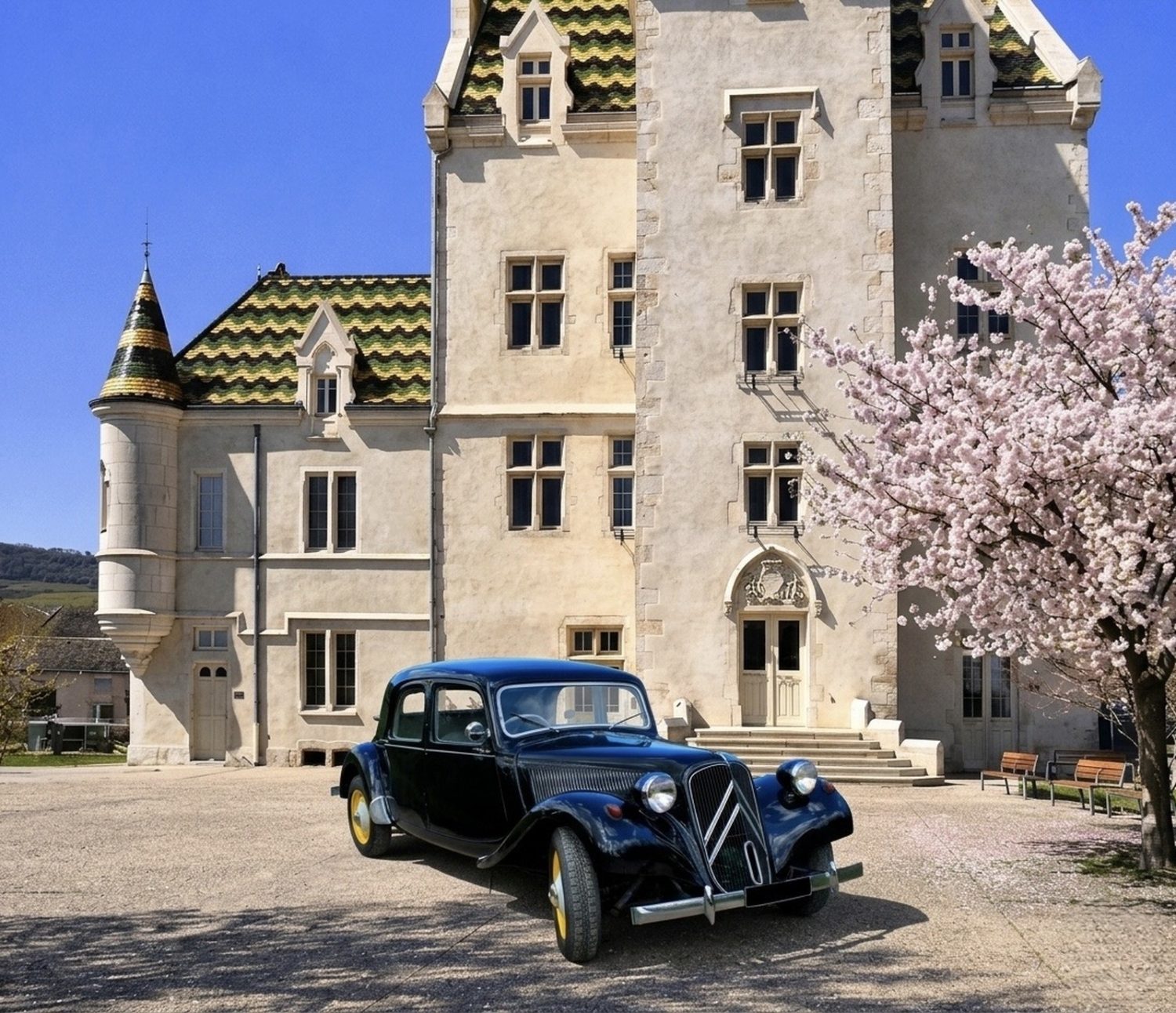 Journée voiture de collection Côte de Beaune tout inclus